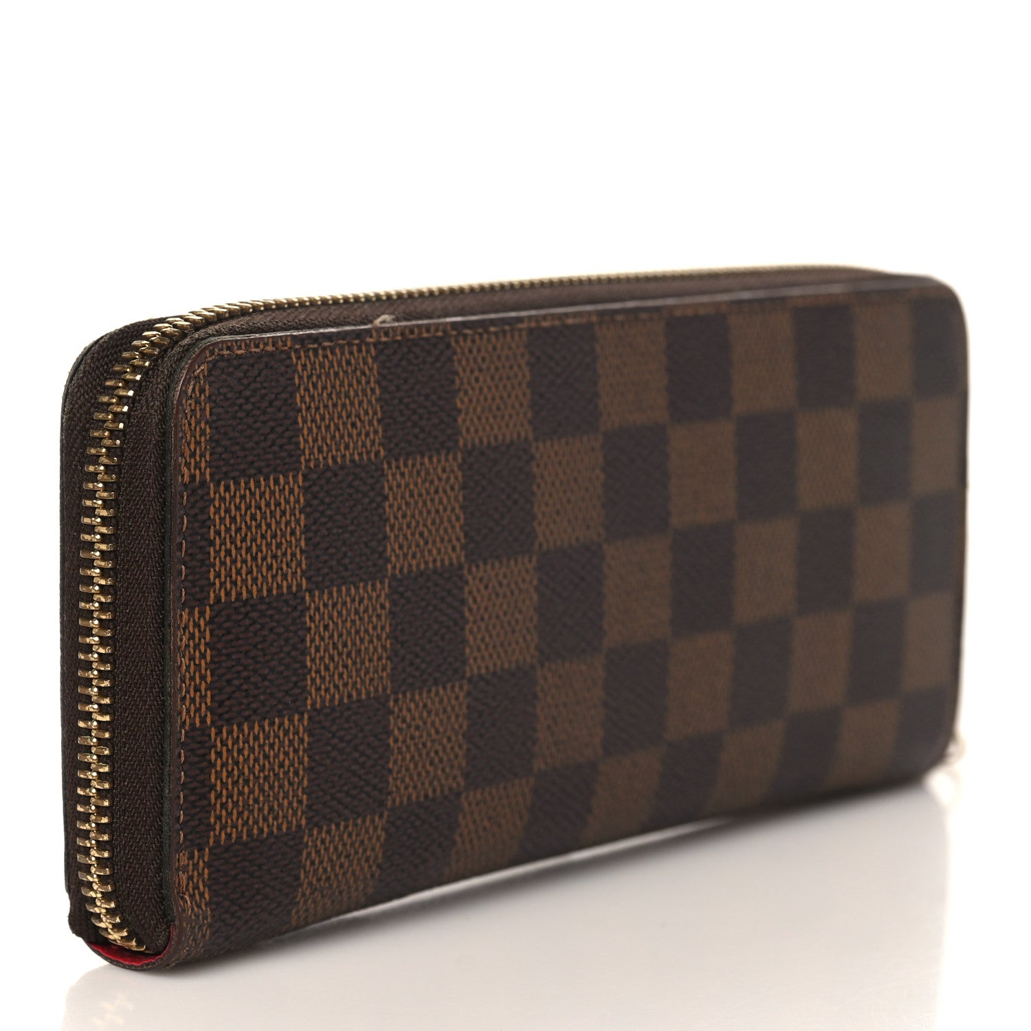 Louis Vuitton Damier Ebene Clemence Wallet Cherry 3 of 6
