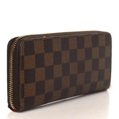 Louis Vuitton Damier Ebene Clemence Wallet Cherry 3 of 6