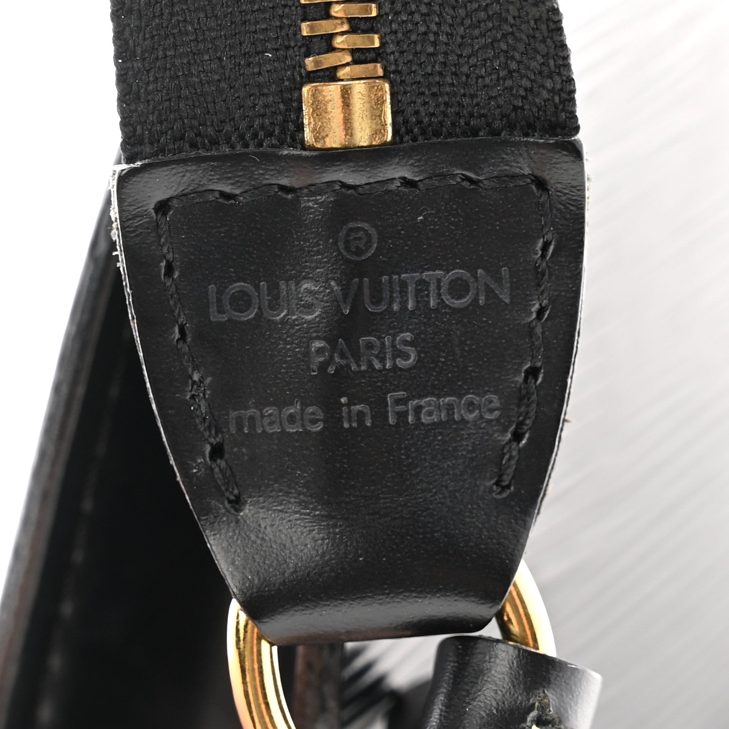 Louis Vuitton Epi Pochette Accessories 24 Black 6 of 9