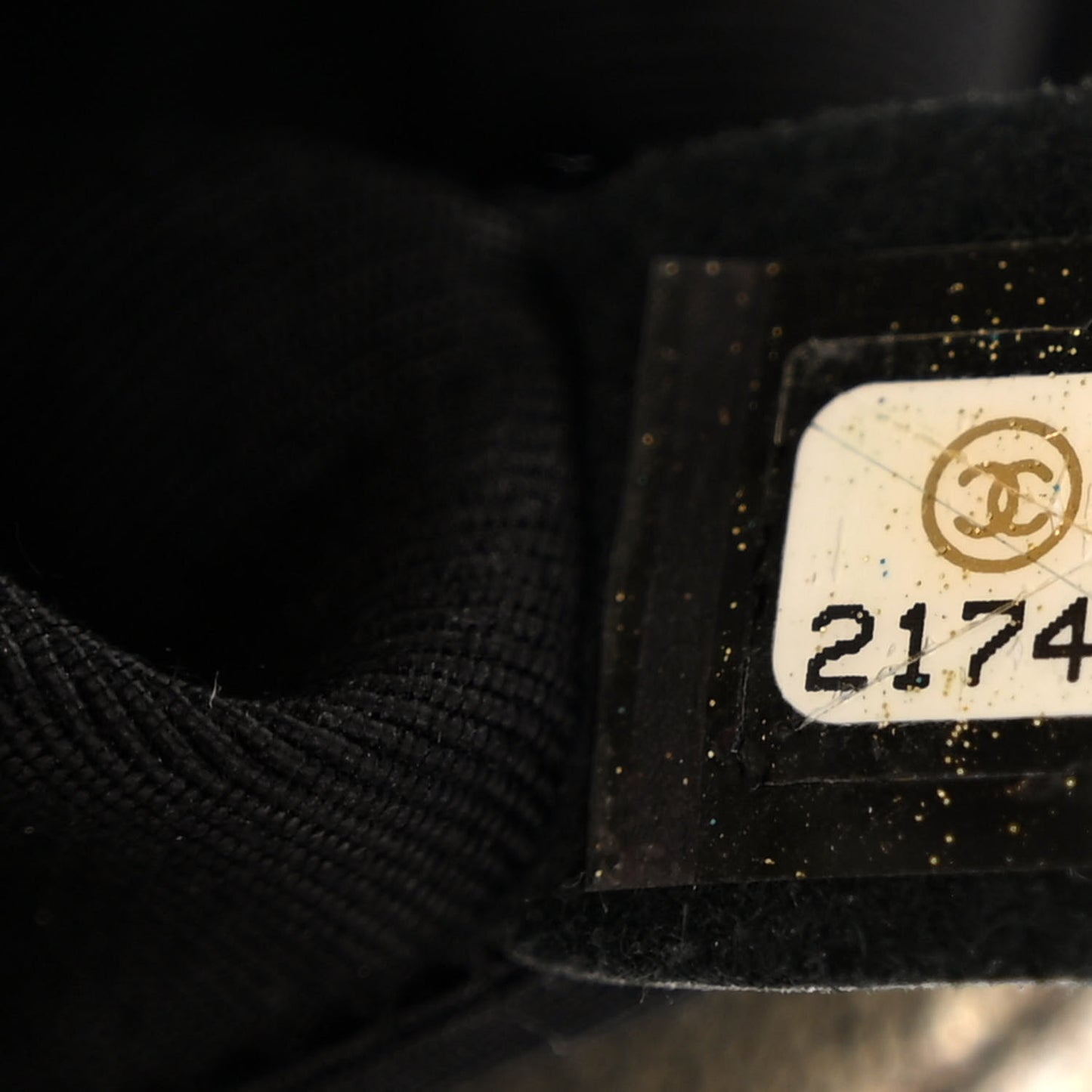 Metallic Goatskin Calfskin Small Boy Flap Gold Black