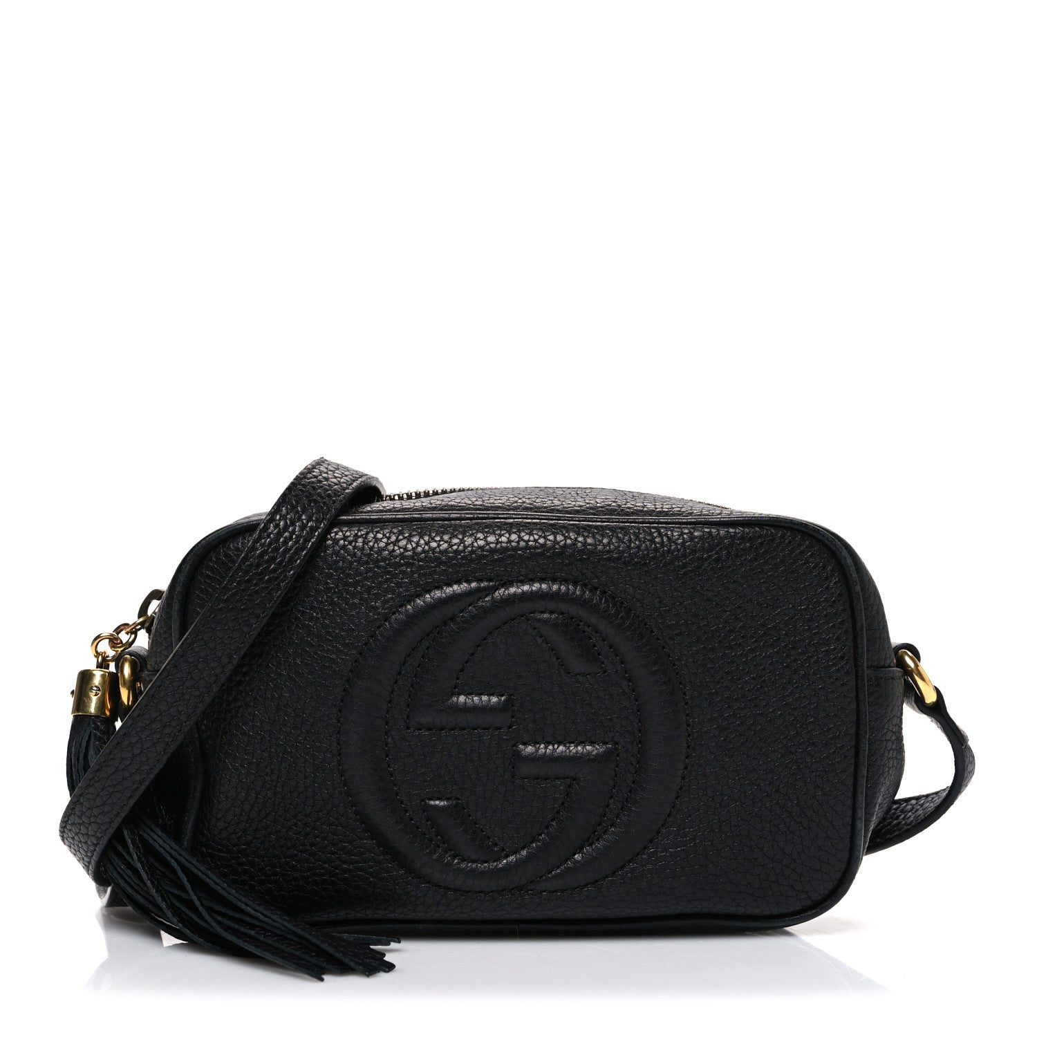 Gucci Pebbled Calfskin Mini Soho Disco Bag Black 1 of 10
