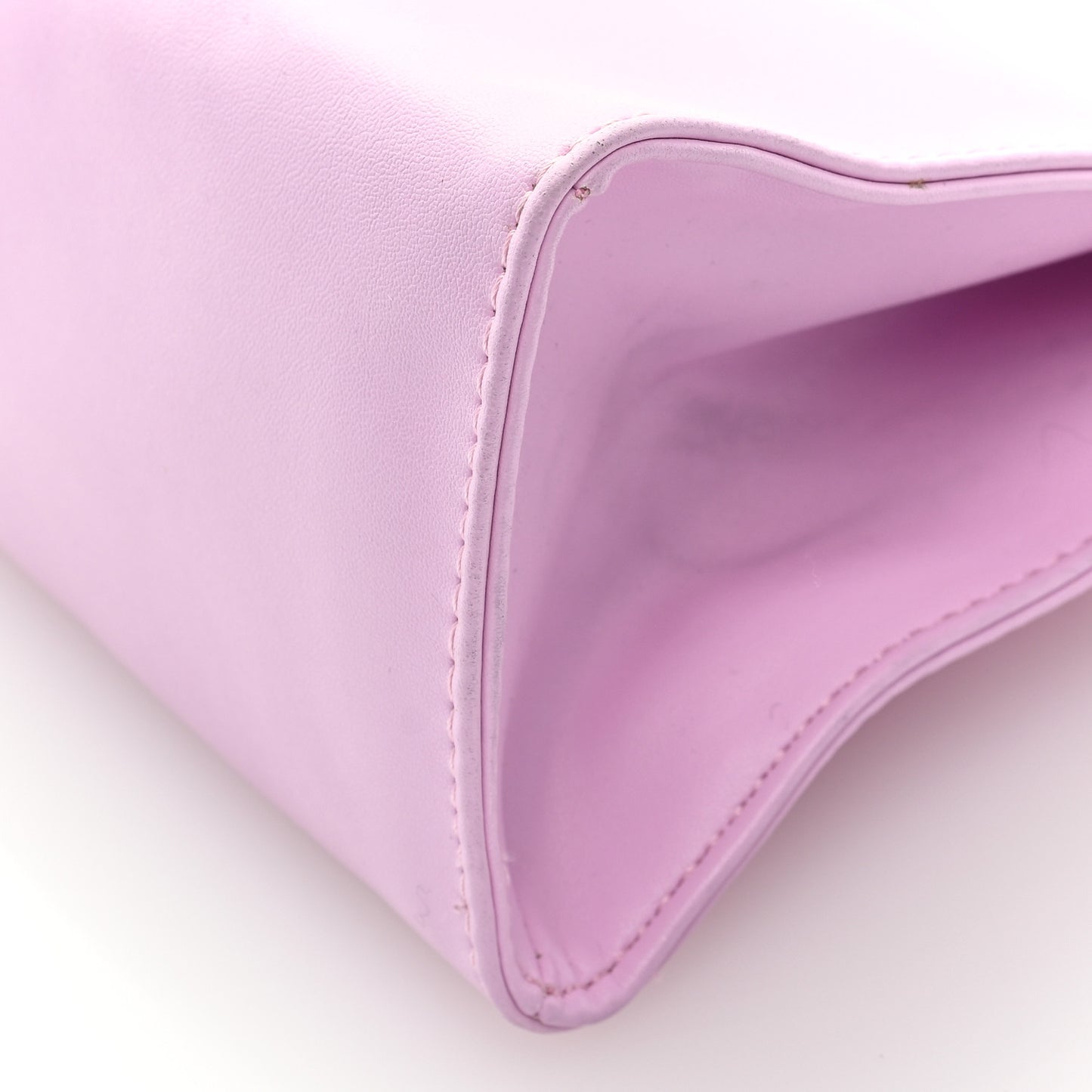 Vegan Leather Small Shopping Bag Bubblegum