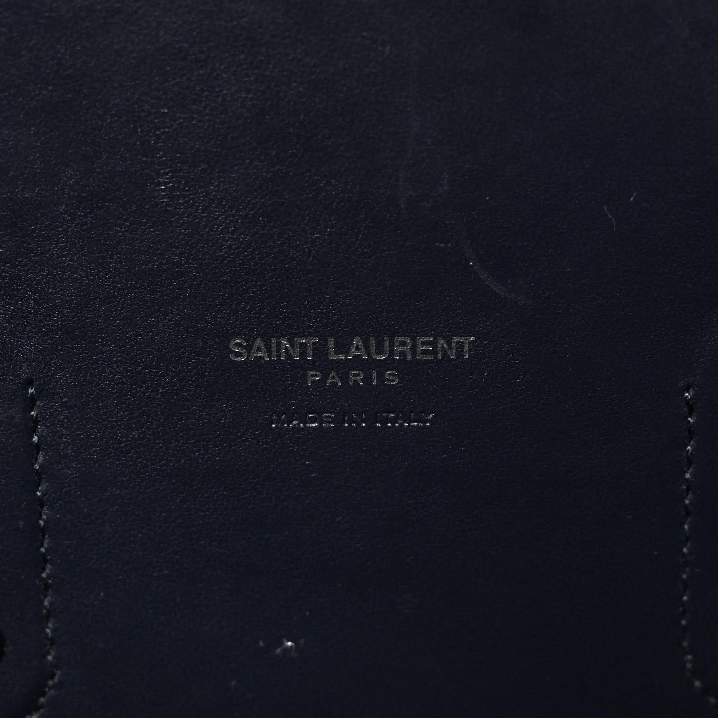 Calfskin Crocodile Embossed Small Supple Sac de Jour Navy