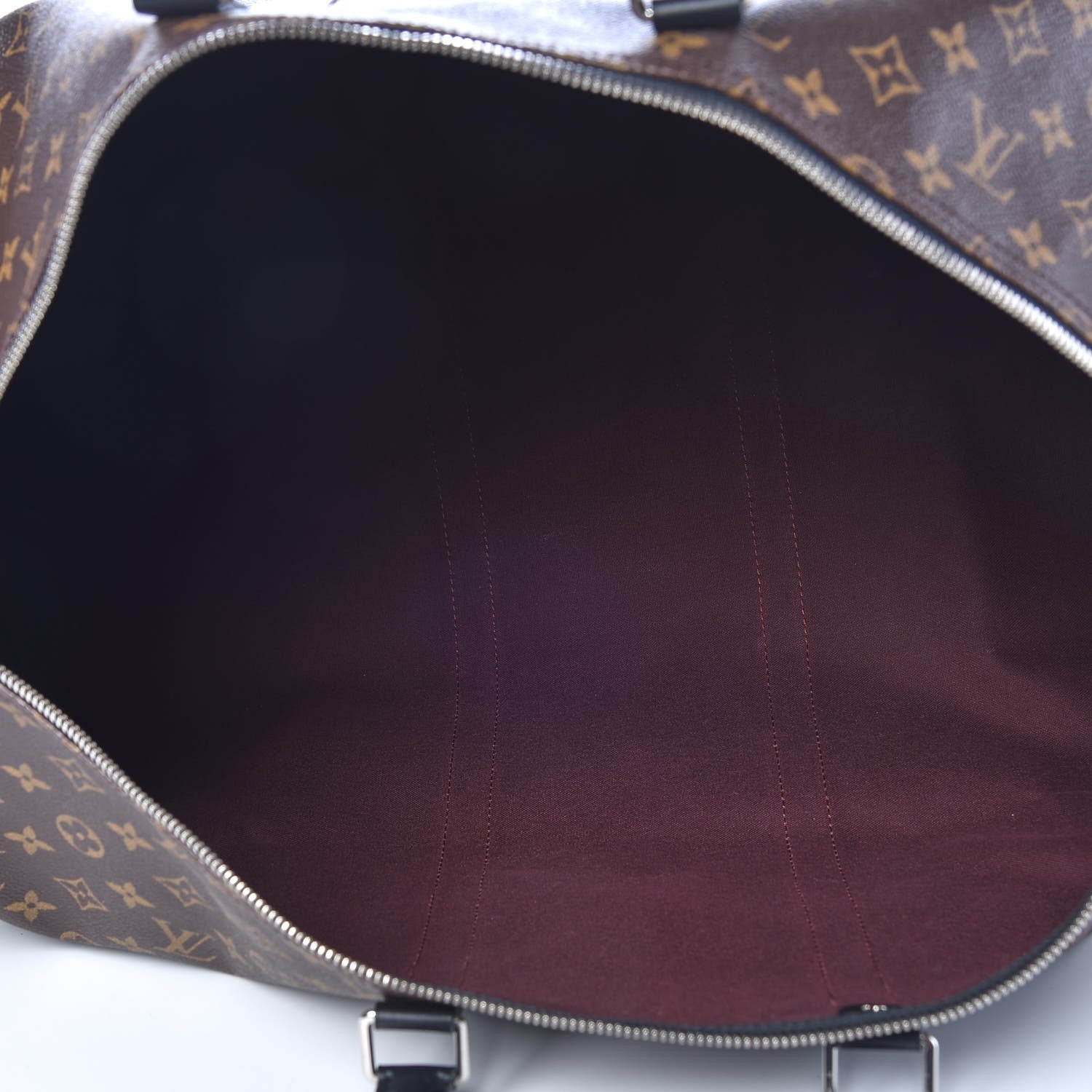 Louis Vuitton Monogram Macassar Keepall Bandouliere 55 5 of 9
