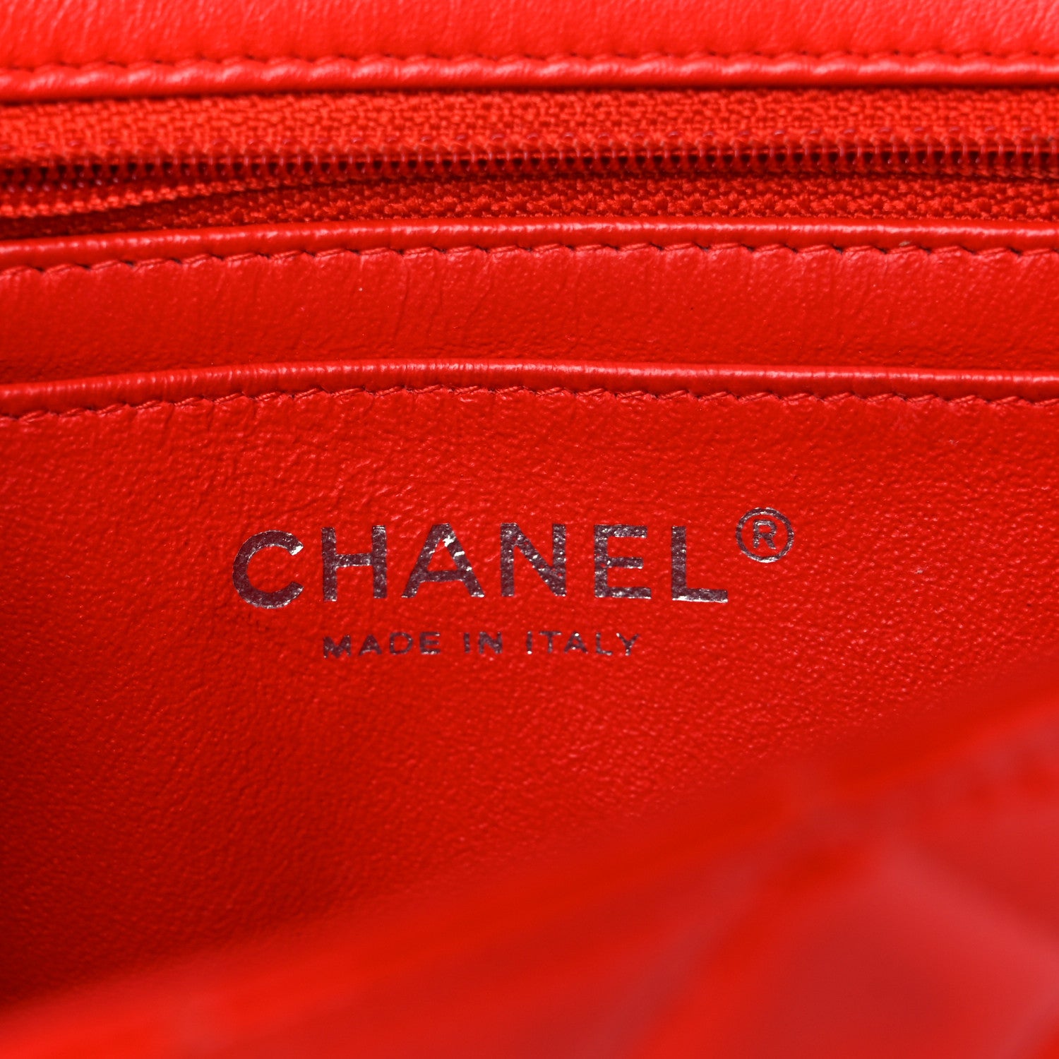 Chanel Patent Calfskin Quilted Mini Rectangular Flap Red 6 of 15