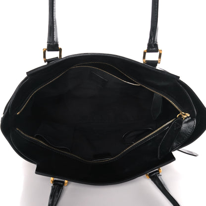 Burberry House Check Bridle Calfskin Kent Bag Black 4 of 12