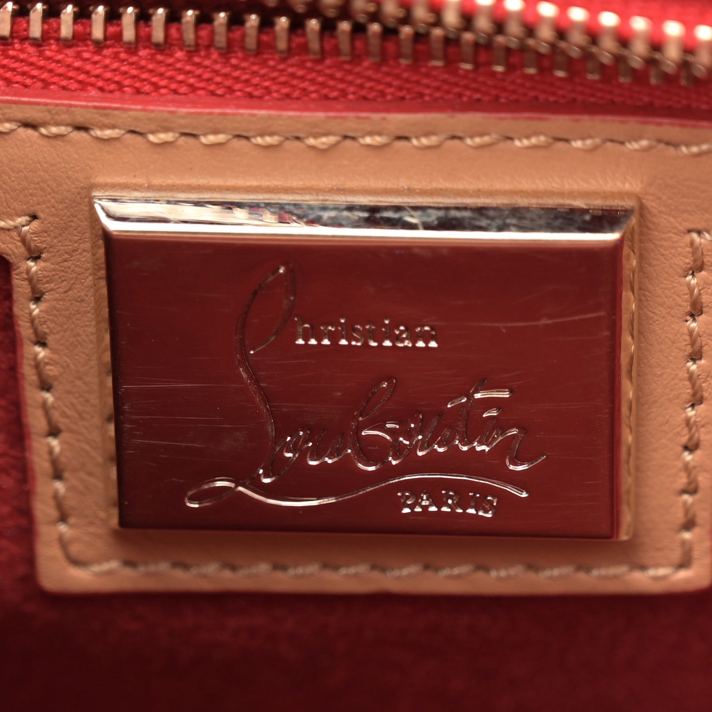 Calfskin Spikes Sweet Charity Shoulder Bag Biscuit