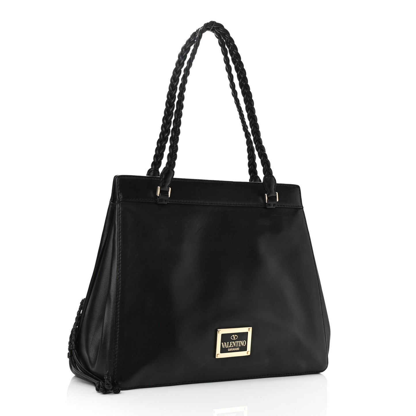Vitello Lace Demetra Satchel Black