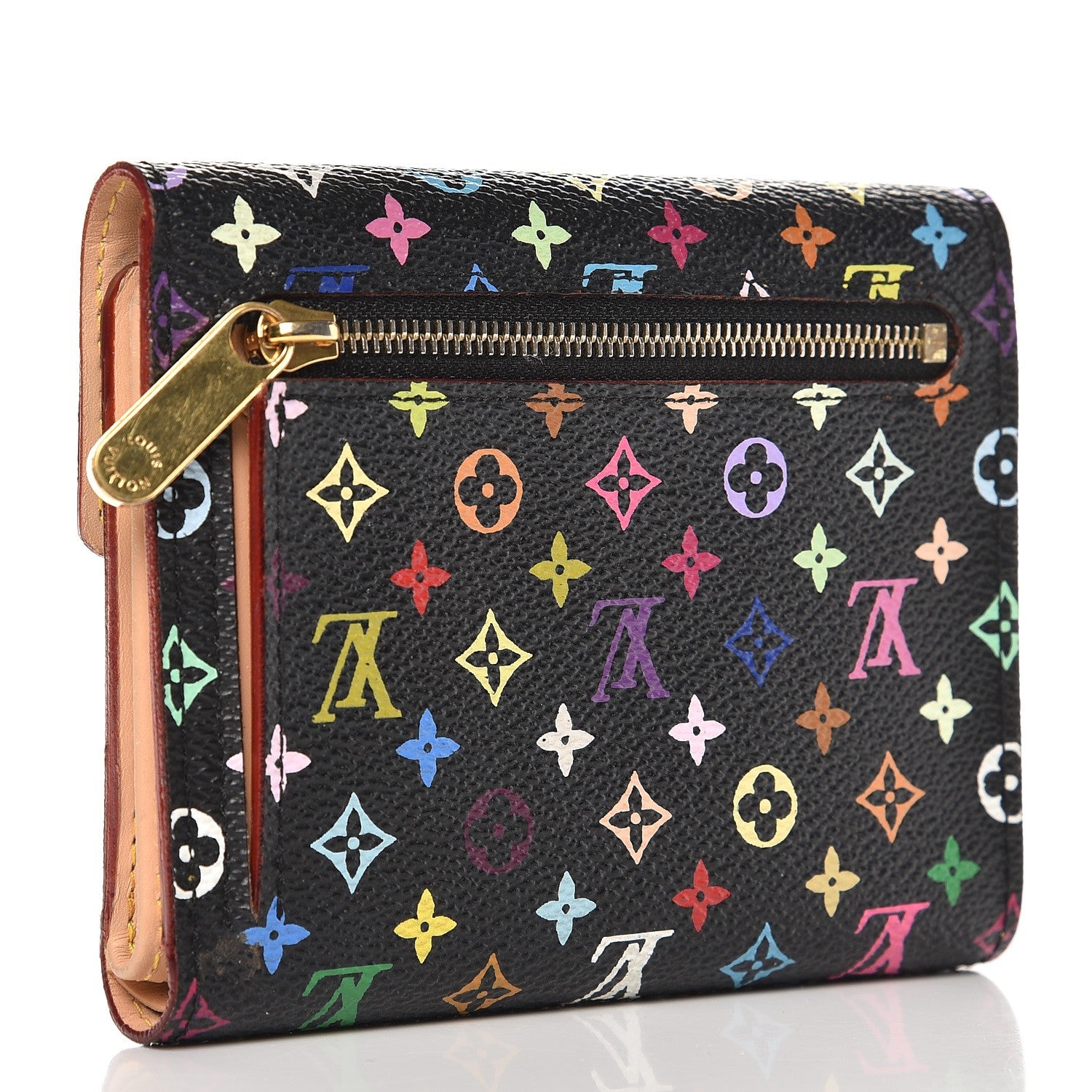Louis Vuitton Monogram Multicolor Koala Wallet Black 3 of 9