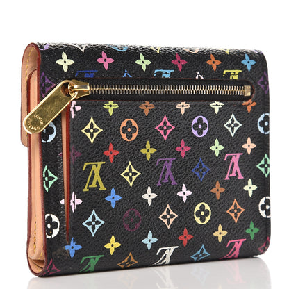 Louis Vuitton Monogram Multicolor Koala Wallet Black 3 of 9