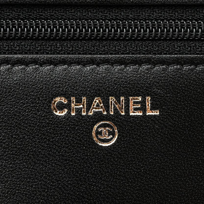 Chanel Lambskin Quilted Trendy CC Wallet On Chain WOC Black 6 of 11
