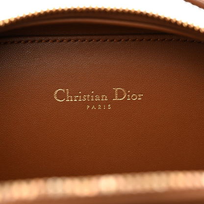Christian Dior Calfskin CD Signature Oval Crossbody Camera Bag Brown 6 of 13