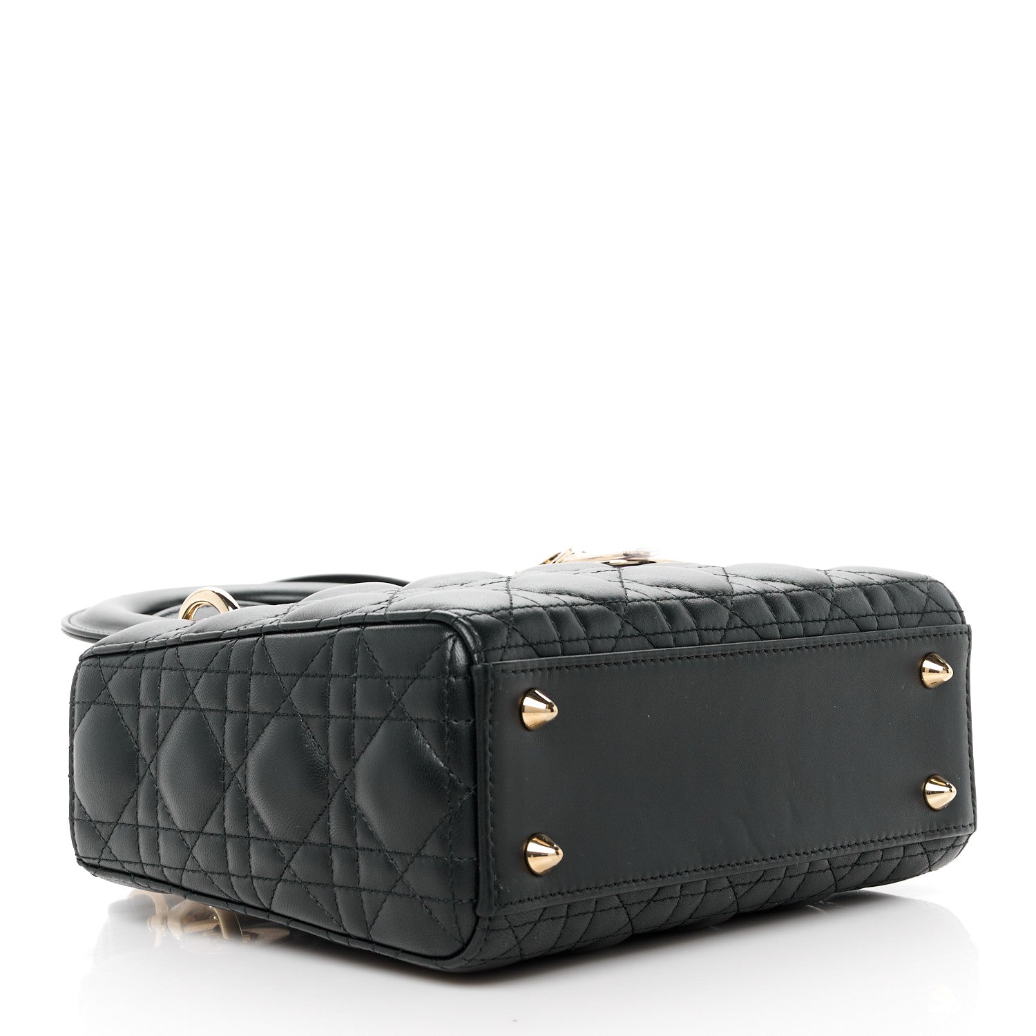 Christian Dior Lambskin Cannage Small My ABCDior Lady Dior Black 5 of 11