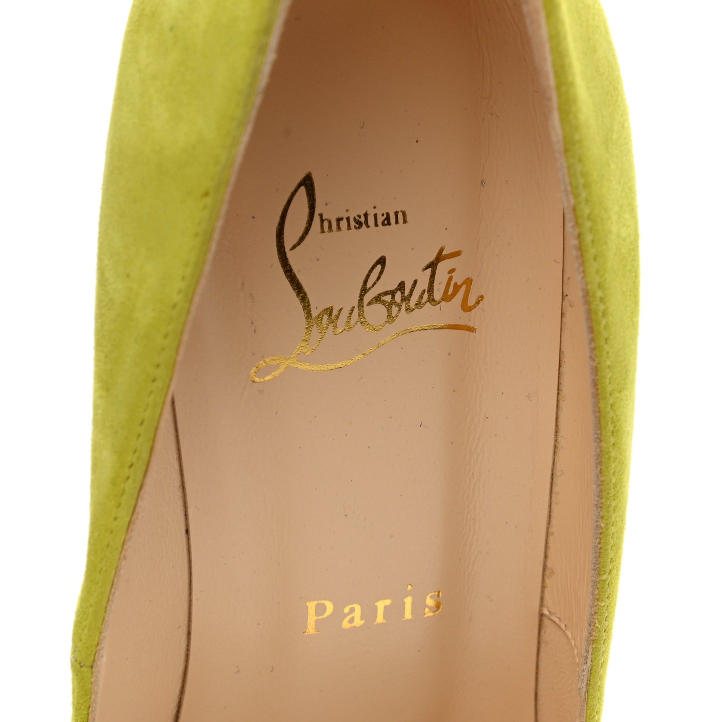 Suede Pigalle Plato 120 Pumps 39.5 Chartreuse