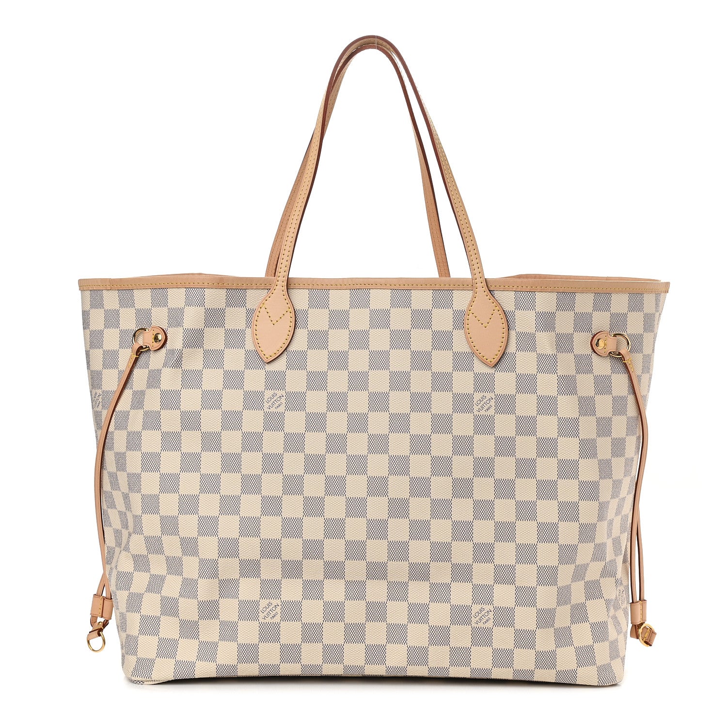 Louis Vuitton Damier Azur Neo Neverfull GM Rose Ballerine 3 of 14