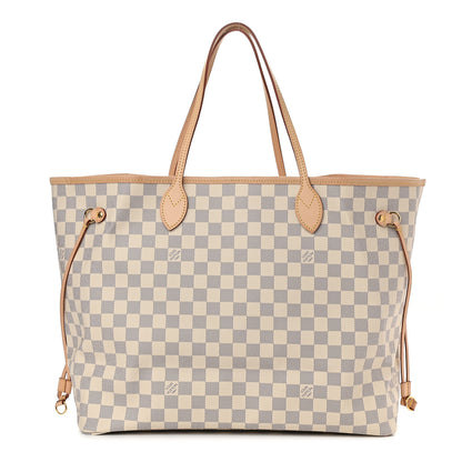 Louis Vuitton Damier Azur Neo Neverfull GM Rose Ballerine 3 of 14