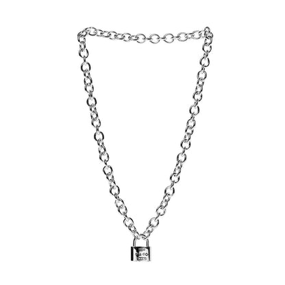 Tiffany Sterling Silver 1837 Lock Charm Necklace 3 of 4