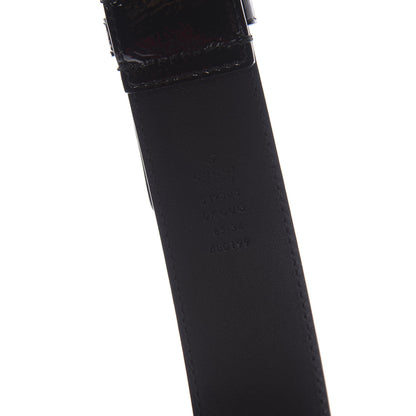 Gucci Suede Patent Ophidia Belted iPhone Case 85 34 Hibiscus Red 9 of 11