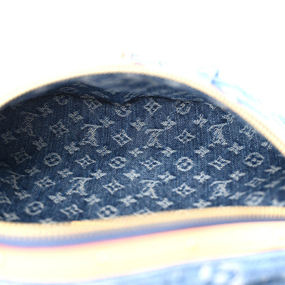 Louis Vuitton Monogram Denim High Rise Bumbag Blue 5 of 9