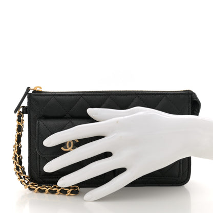 Chanel Caviar Quilted Polly Pocket Pouch Black 2 of 7