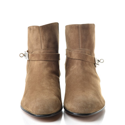 Hermes Suede Neo Low Boots 41 Ecorce 2 of 8