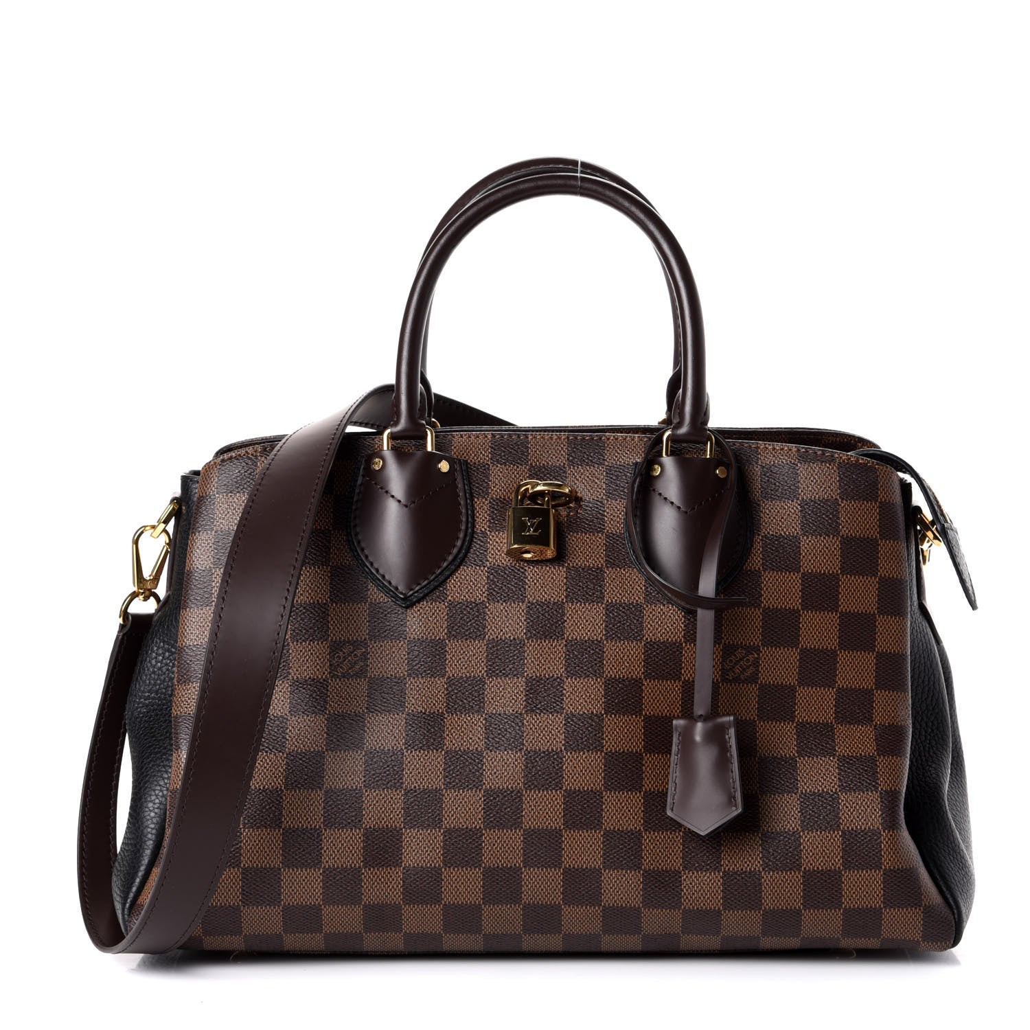 Louis Vuitton Cuir Taurillon Damier Ebene Normandy Black 1 of 10