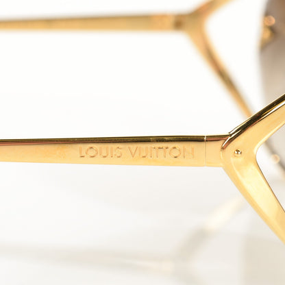 Louis Vuitton Laurel Sunglasses Z0410U Brown Glitter 3 of 6