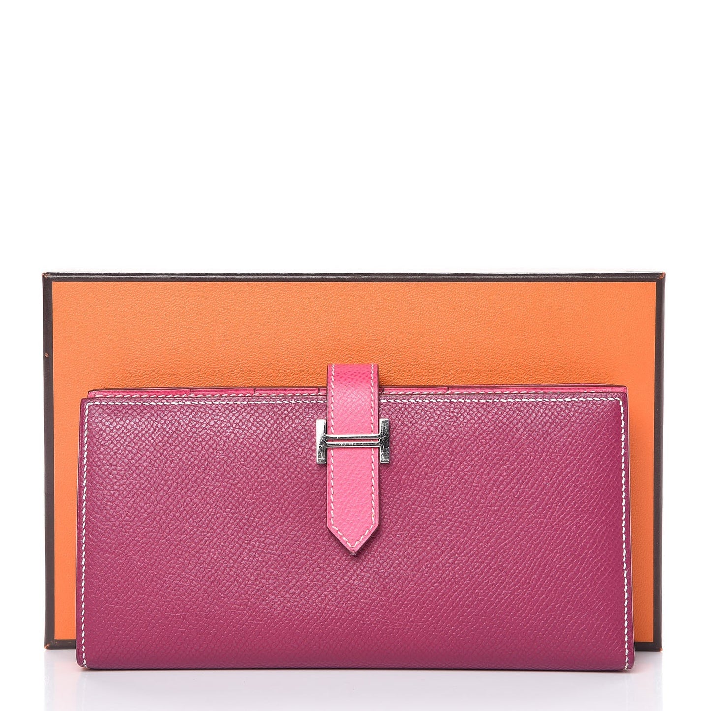 Epsom Bi-Color Bearn Wallet Tosca Rose Tyrien