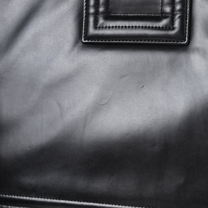 Chanel Glazed Calfskin Boy Tote Black 16 of 16