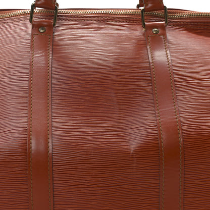 Louis Vuitton Epi Keepall 55 Kenyan Fawn 7 of 9