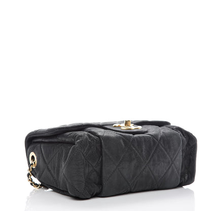Chanel Iridescent Calfskin Quilted Small Chic Quilt Flap Black 4 of 10