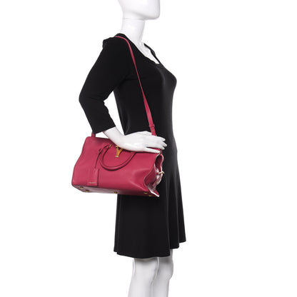 Saint Laurent Calfskin Small Classic Y Cabas Fuchsia 2 of 22