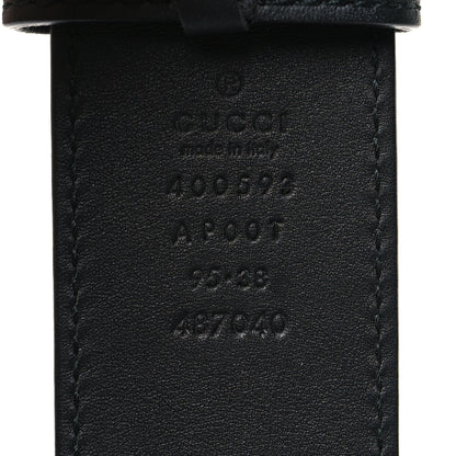 Gucci Calfskin Double G 40mm Belt 95 38 Black 5 of 5