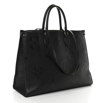 Louis Vuitton Empreinte Monogram Giant Onthego GM Black 3 of 9