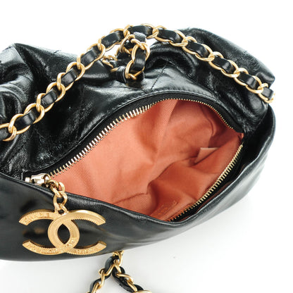 Chanel Calfskin Quilted Baluchon Black 5 of 7
