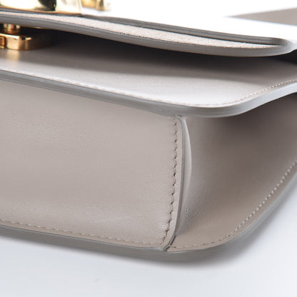Chloe Calfskin Suede C Clutch With Chain Motty Grey 10 of 10