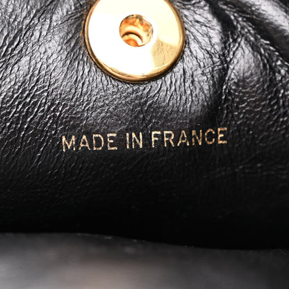 Chanel Lambskin Quilted Drawstring Backpack Black 7 of 13