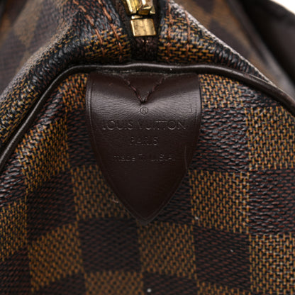 Louis Vuitton Damier Ebene Speedy 30 6 of 36
