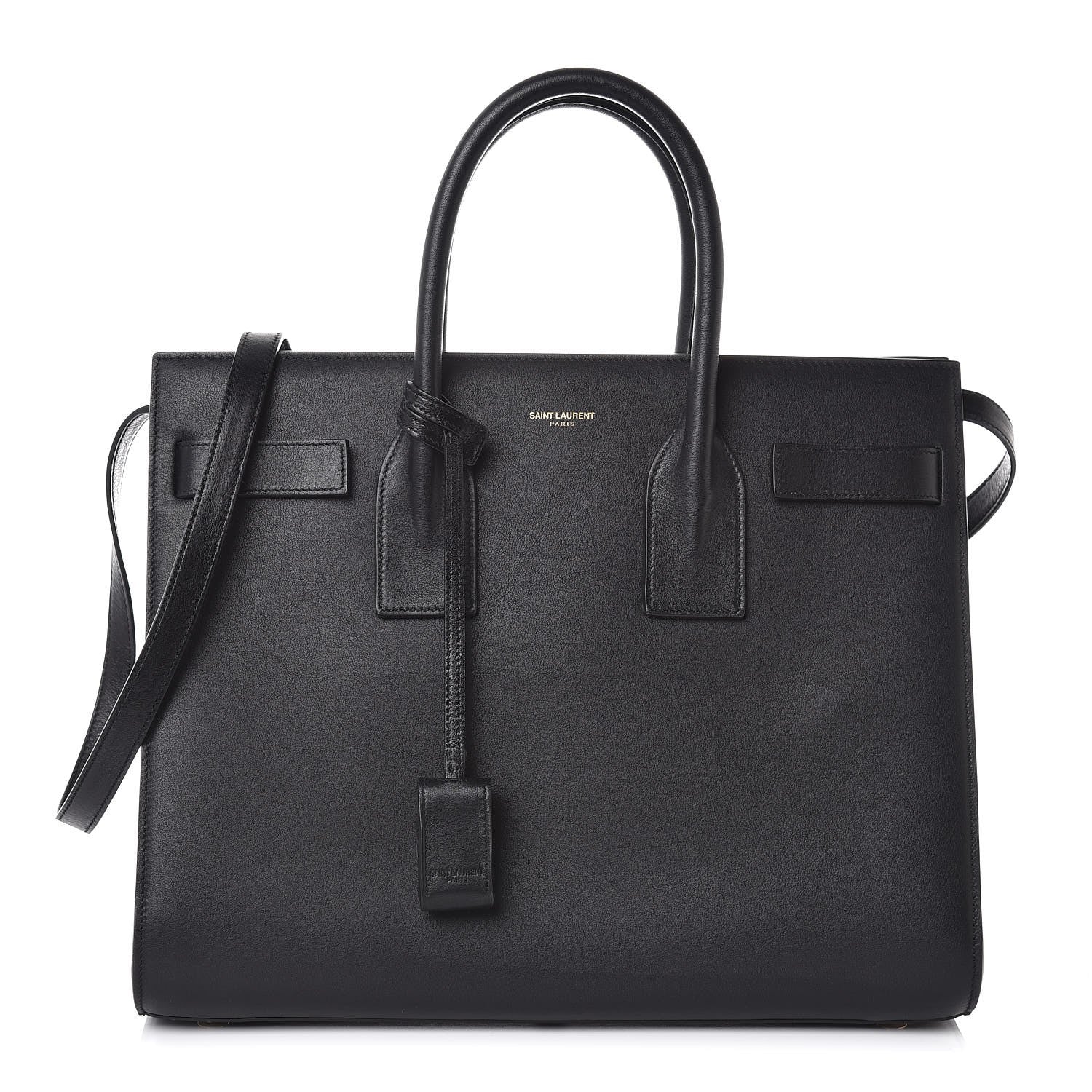 Saint Laurent Calfskin Small Sac De Jour Black 1 of 7