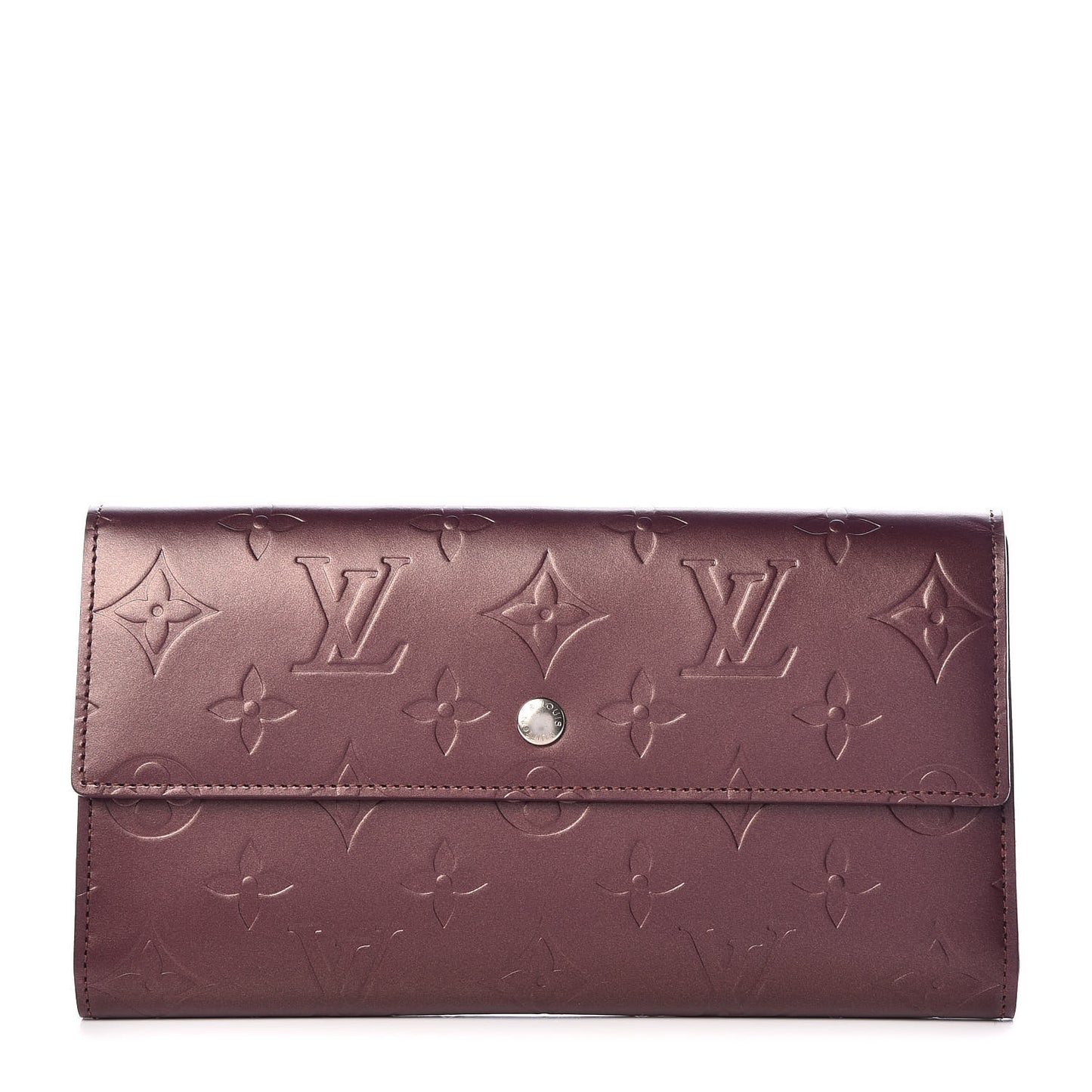 Mat Monogram Sarah Wallet Violet