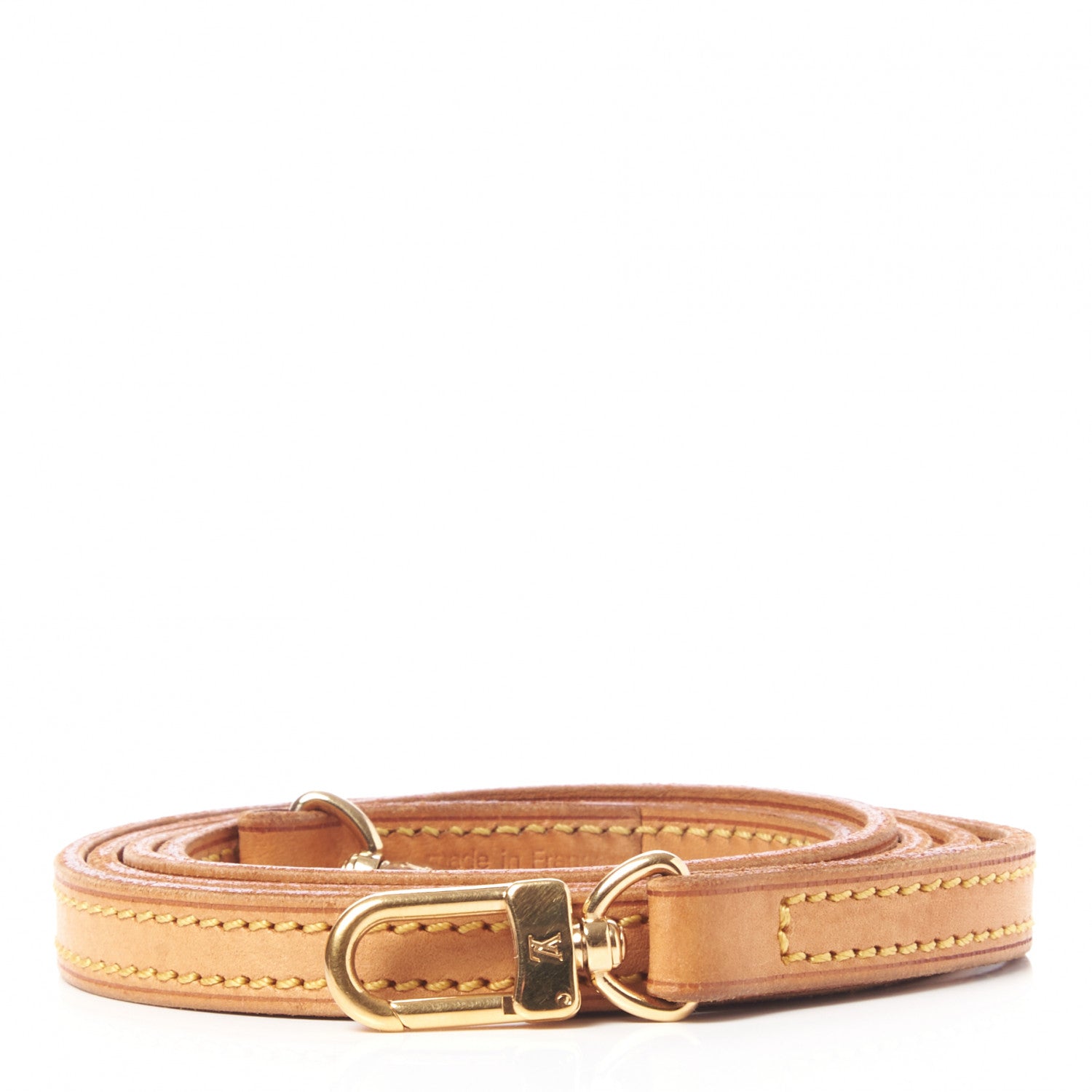 Louis Vuitton Vachetta 12mm Long Shoulder Strap VVN 1 of 4
