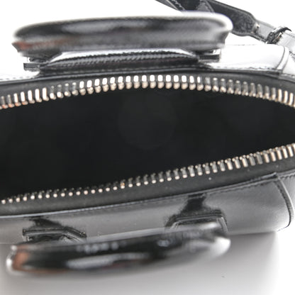 Givenchy Textured Patent Calfskin Mini Antigona Black 5 of 13