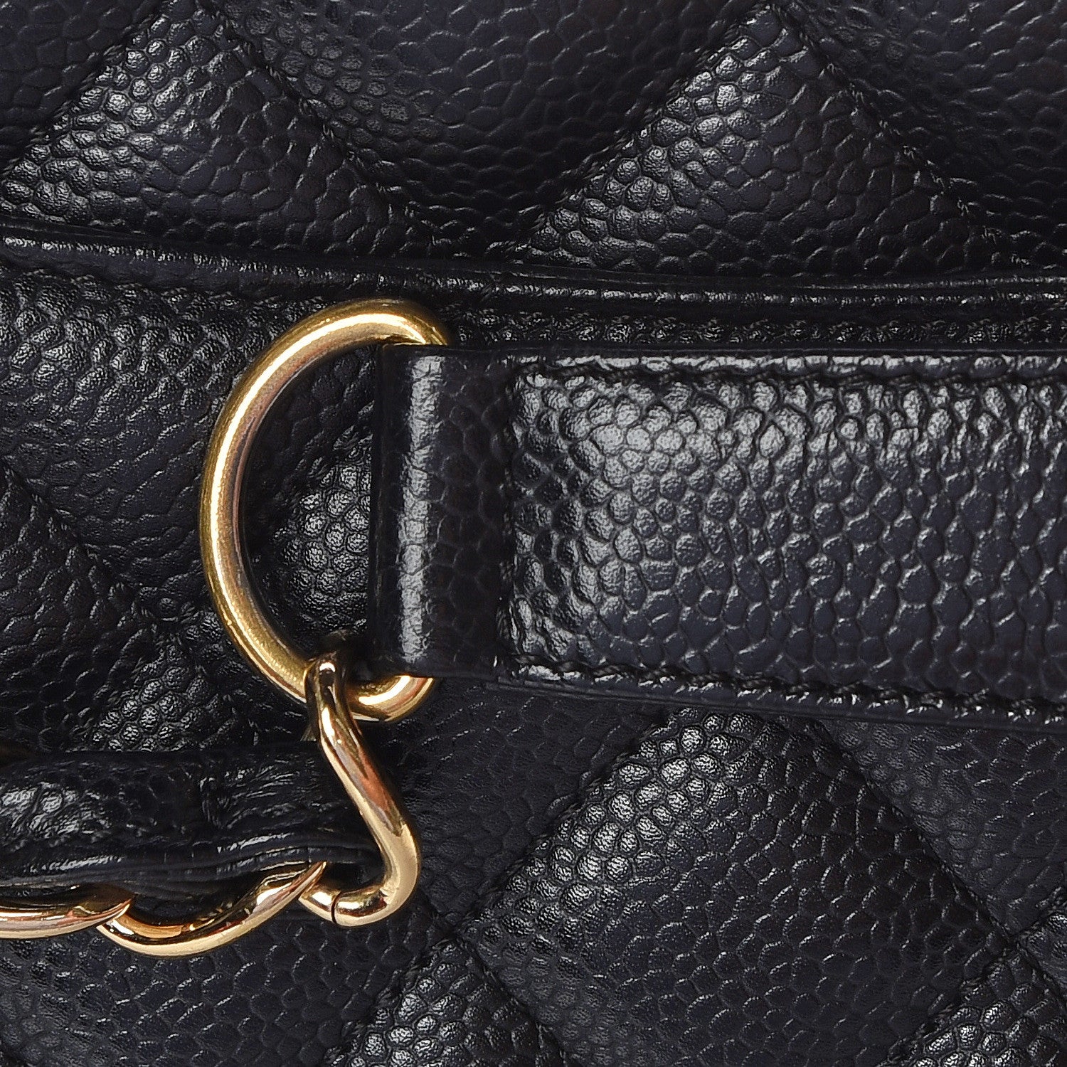 Chanel Caviar Quilted Grand Shopping Tote GST Black 16 of 23