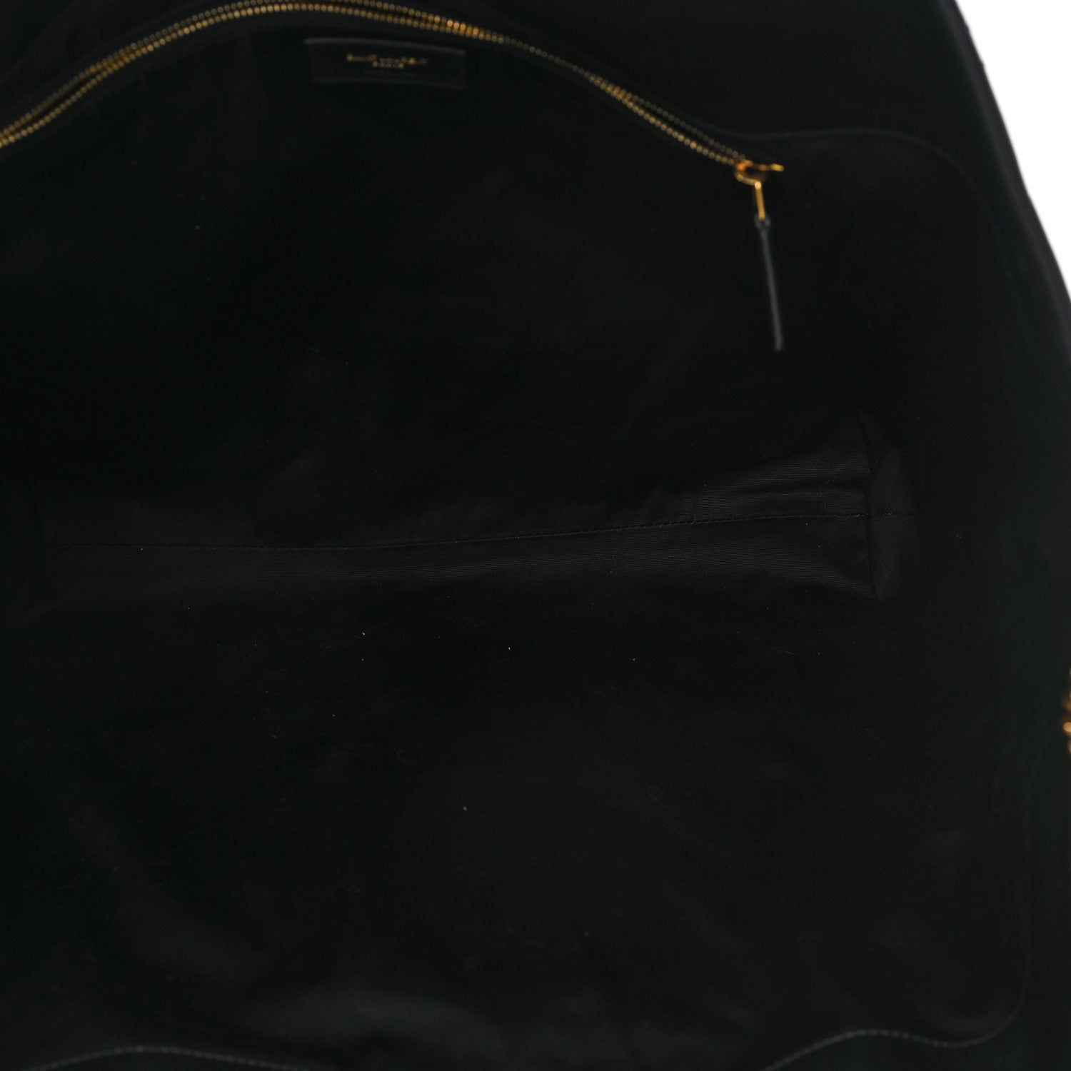 Saint Laurent Lambskin Quilted Maxi Icare Shopping Tote Black 6 of 12