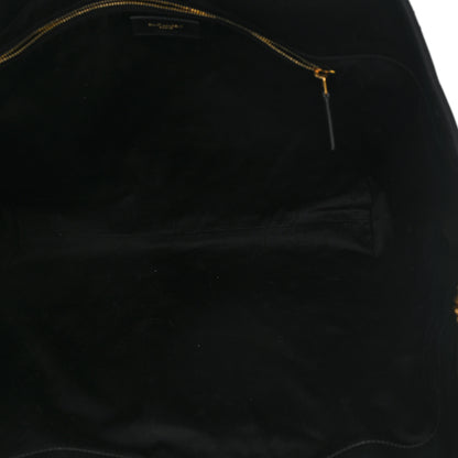 Saint Laurent Lambskin Quilted Maxi Icare Shopping Tote Black 6 of 12