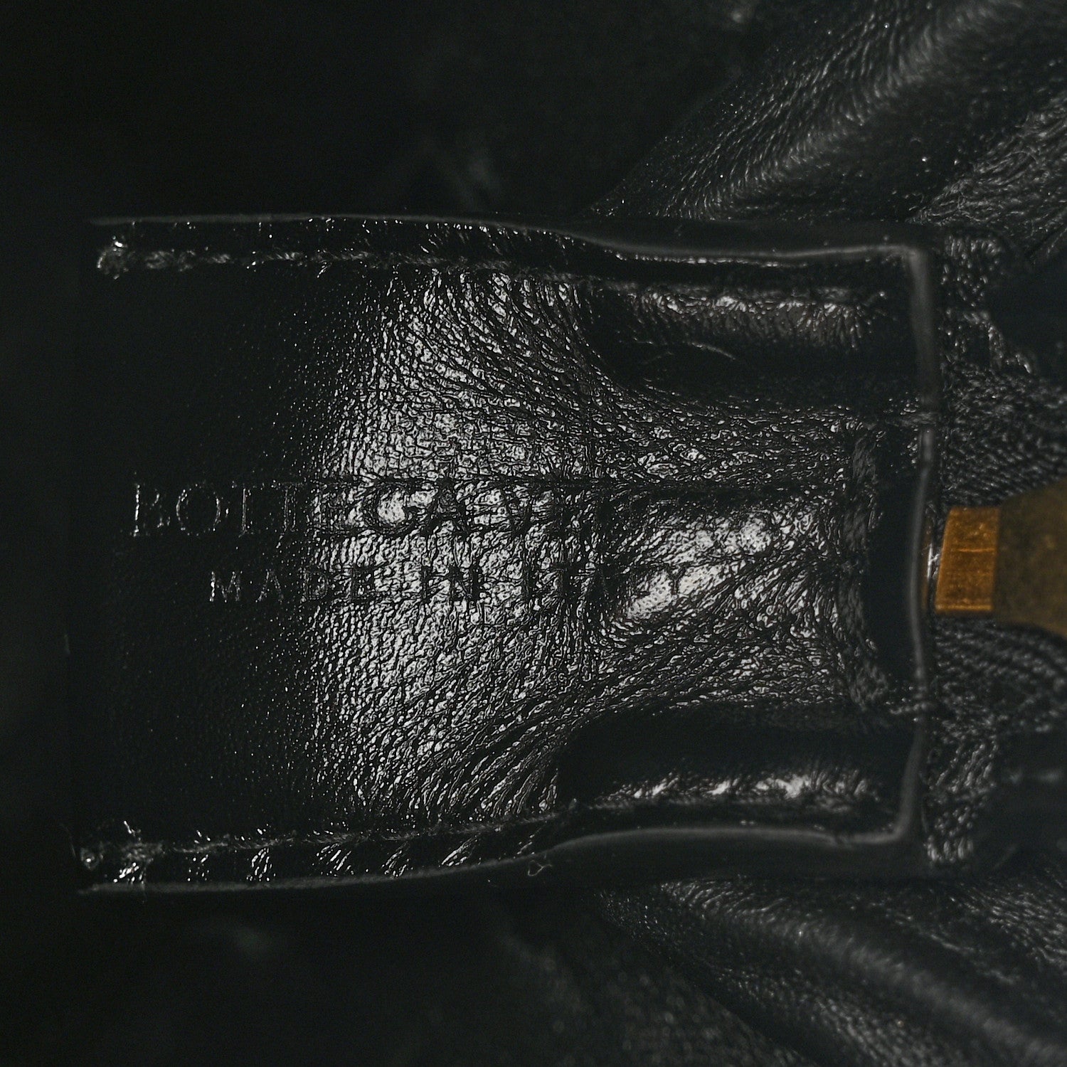 Bottega Veneta Nappa Intrecciato Metallic Knot Mini Loop Camera Bag Black 6 of 11