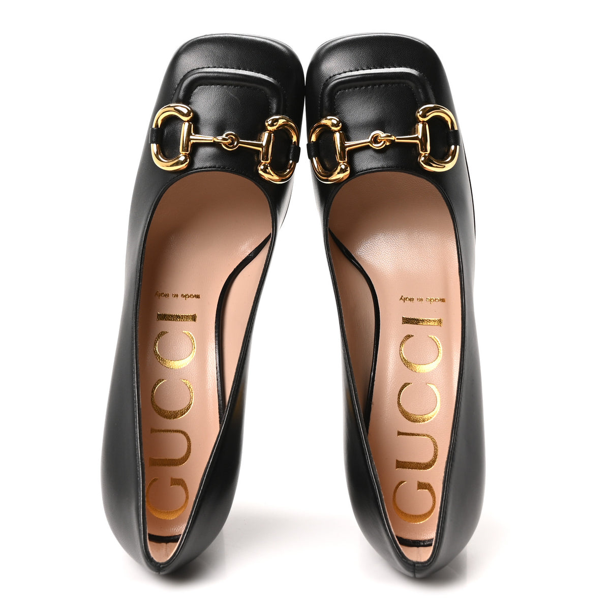 Gucci Malaga Kid Horsebit 75mm Pumps 38 Black 2 of 10