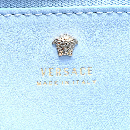 Versace Calfskin Canvas Medium Palazzo Empire Bag Desert Palm 6 of 9