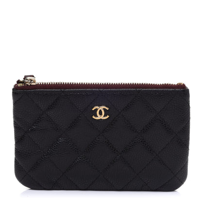 Chanel Caviar Quilted Small Cosmetic Case Black 1 of 10