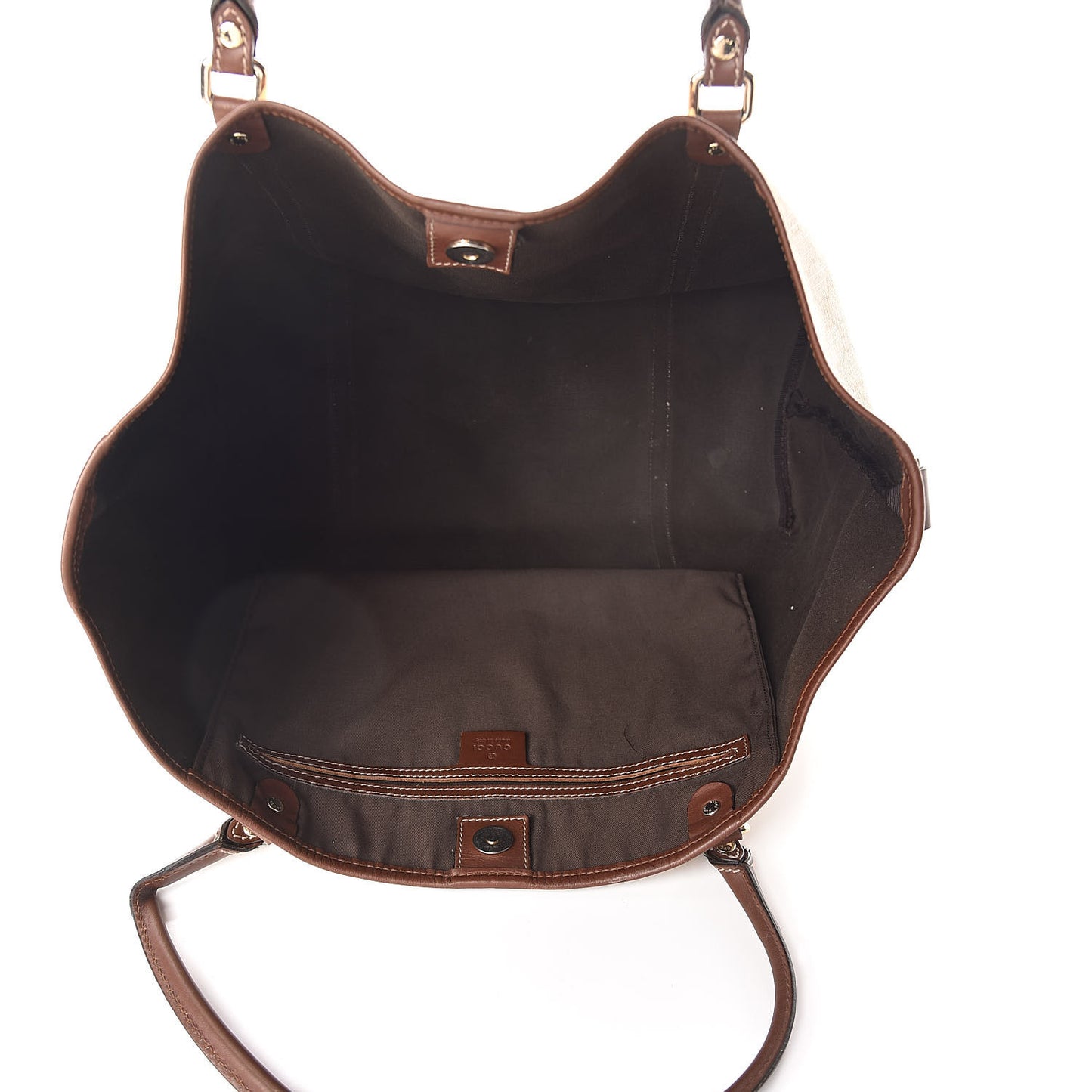 GG Plus Monogram Medium Joy Tote Brown